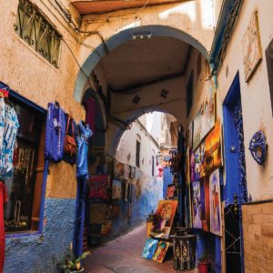 Stradă din Medina, Tangier, Maroc